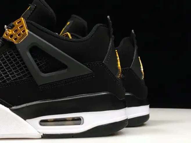 Rep Husky Metallic Air Jordan Royalty Black Gold-White 4 308497-032 0531